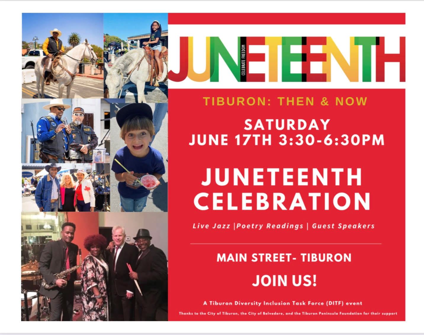 Juneteenth Tiburon Flyer 2023