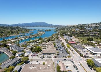 Overhead view of the city