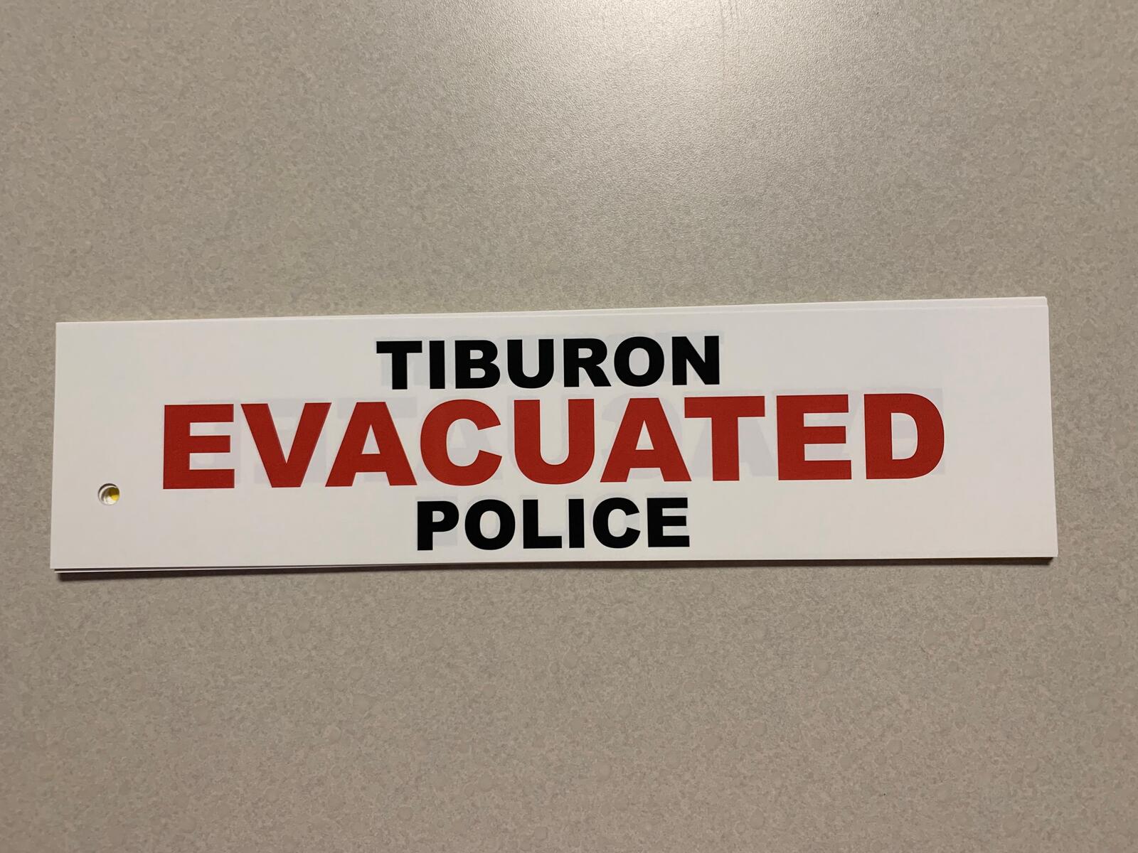 evacuated tag